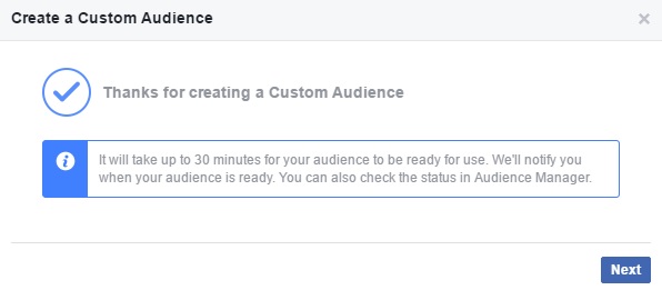 Facebook cập nhật, Tệp khách hàng đã tương tác với Page