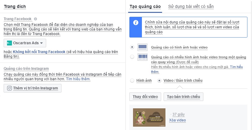 huong dan tao quang cao tu dong mo messenger tren facebook 3 - Hướng dẫn tạo quảng cáo tự động mở Messenger trên Facebook