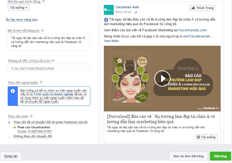 huong dan tao quang cao tu dong mo messenger tren facebook 6 - Hướng dẫn tạo quảng cáo tự động mở Messenger trên Facebook